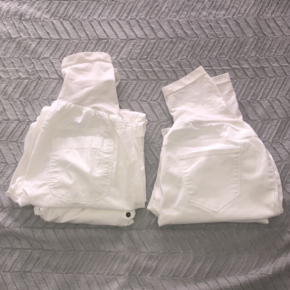 Motherhood Maternity Pants - 🤰Maternity White Crop Pants🤰